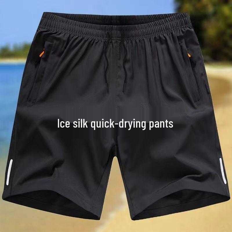Men's Quick-Dry Ice Silk Breathable Sports & Beach Shorts