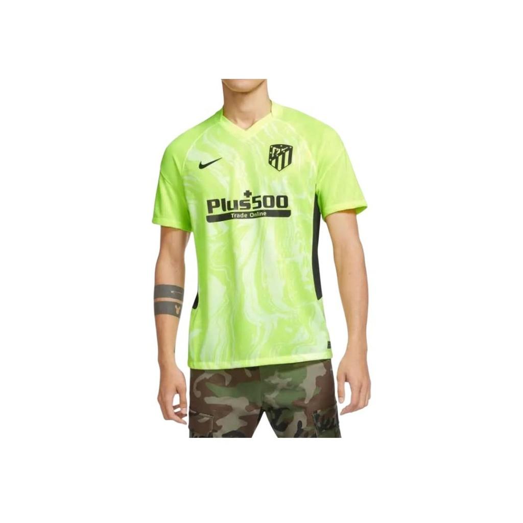 Nike Atletico Madrid 2020-2021 Vapor Third Jersey Neon Yellow Men Streetwear CK7650-703