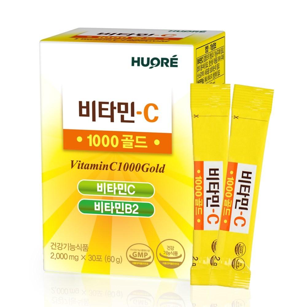 Delicious Vitamin C 1000 Gold UK-made DSM Stick Pack Powder 60g 1 Pcs