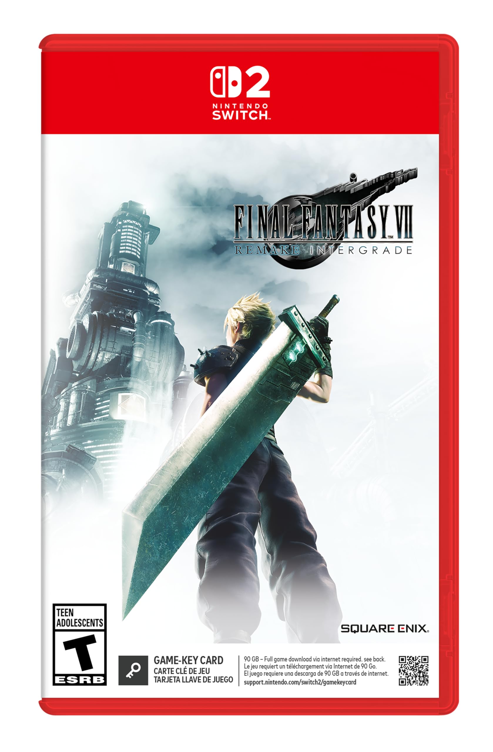 FINAL FANTASY VII REMAKE INTERGRADE North Switch 2 (Game-Key Card) (Import Version America) –