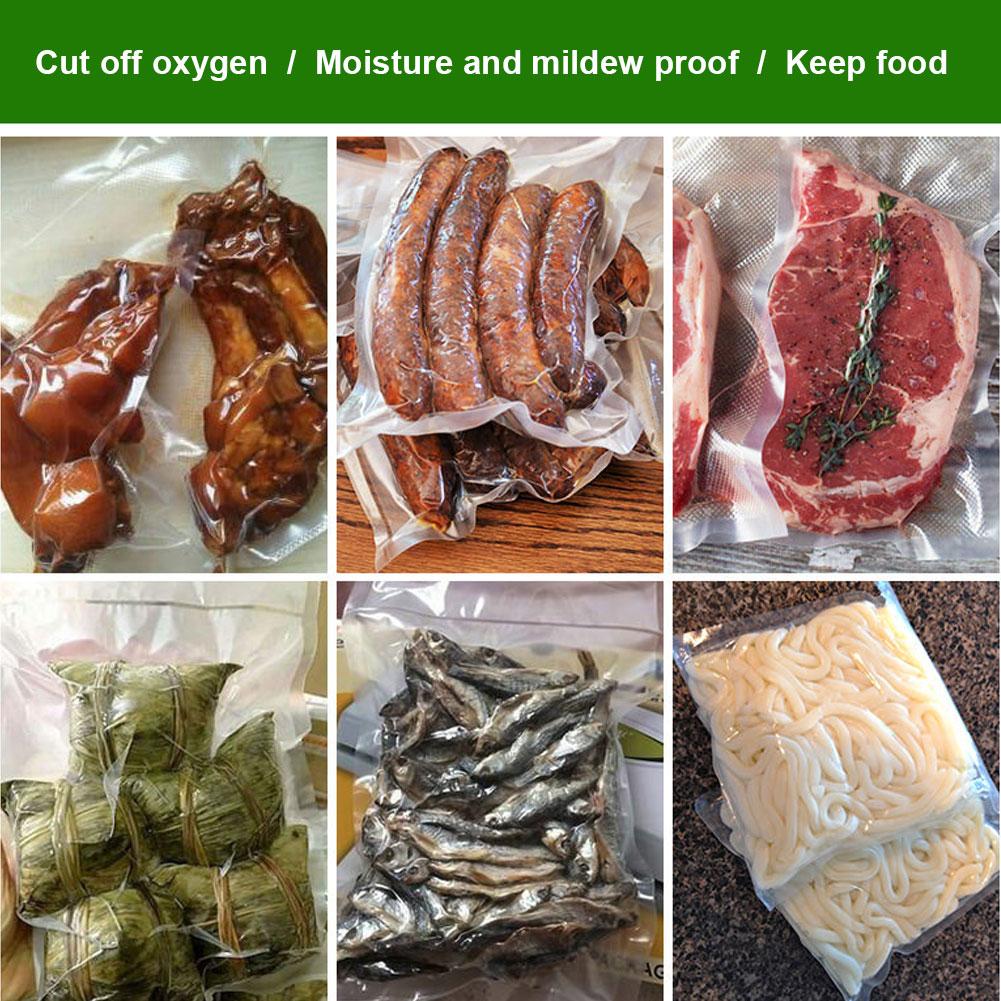 1 Rolle Vakuum-Lebensmittel-Versiegelungsbeutel mit feinen Punkten, komprimierte Aufbewahrungsverpackungsbeutel, Versiegelungsrolle, 30 x 500 cm