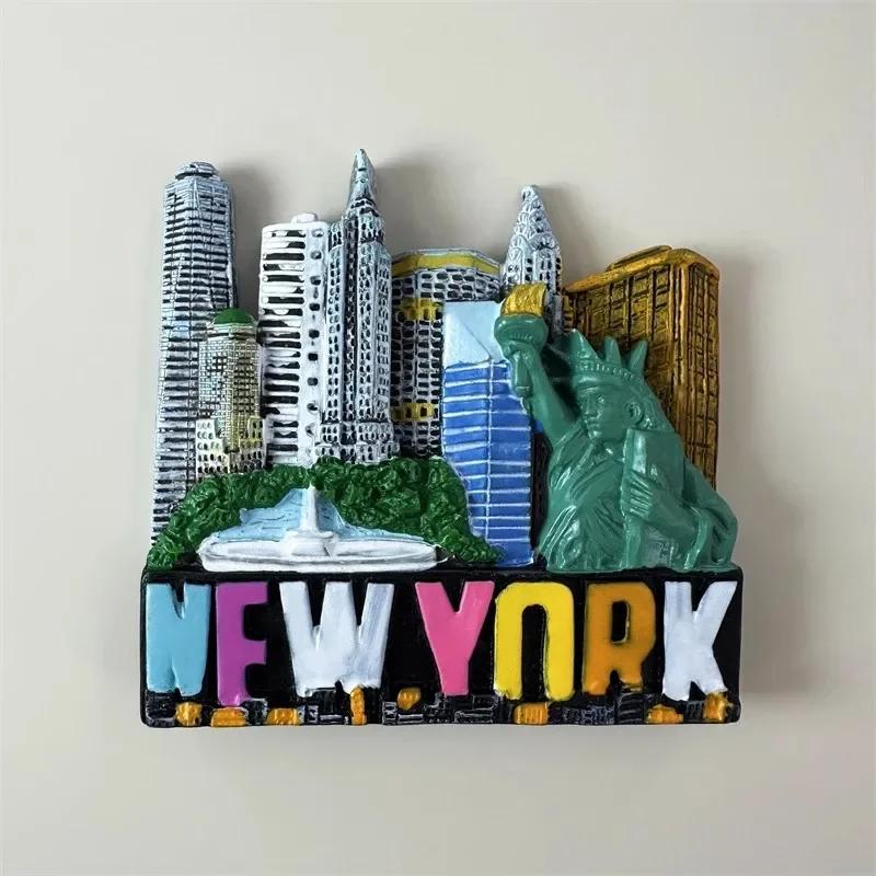 America Fridge Magnetic Stickers Washington D.C. Tourist Souvenirs Fridge Magnets Home Decor Wedding Gifts Photo Wall Stickers