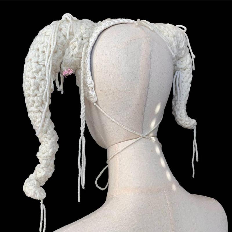 Ny ren handstickad volanghatt vuxen fiskarhatt fashionabel personlighetshatt