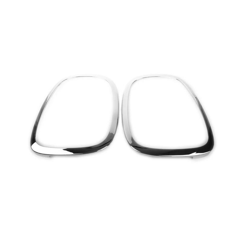 Font Rear Lamp Frame Headlight Trim Ring For BMW Mini Cooper F55 F56 F57 2014- Headlight Ring Bezel Trim Surround Cover