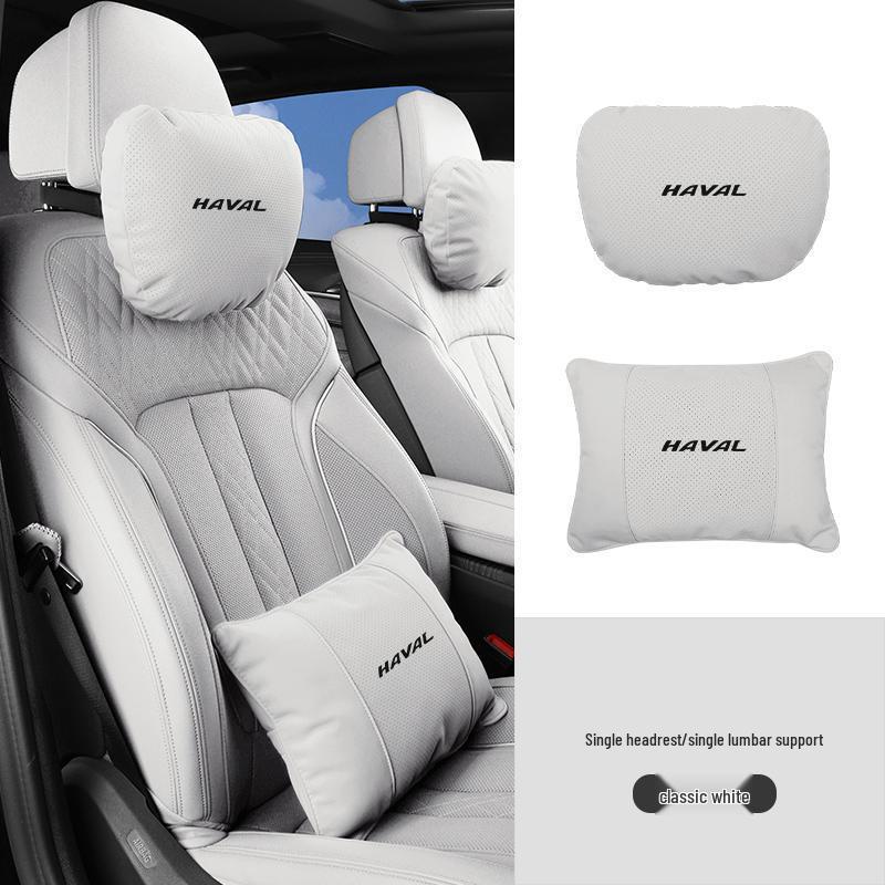 Compatible Neck Pillow & Lumbar Support for Haval H6, Chitu, First Love, Big Dog, H2, H4, H5, H7, H8, H9 Headrests