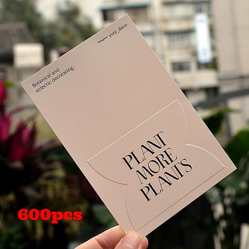 Customized Batch Embossed Business Card Personalized Logo Information Embossed Printing Card Customization (as the picture,600pcs)