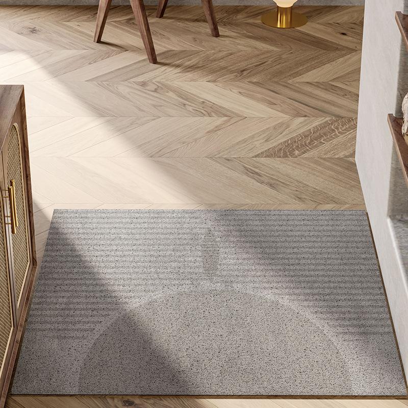 Nordic Style Home Floor Mat Rubbing Soil Silk Ring Door Mat When Entering The Door Rectangular Full Floor Mat Non-Slip Foot Mat For Household Entrance