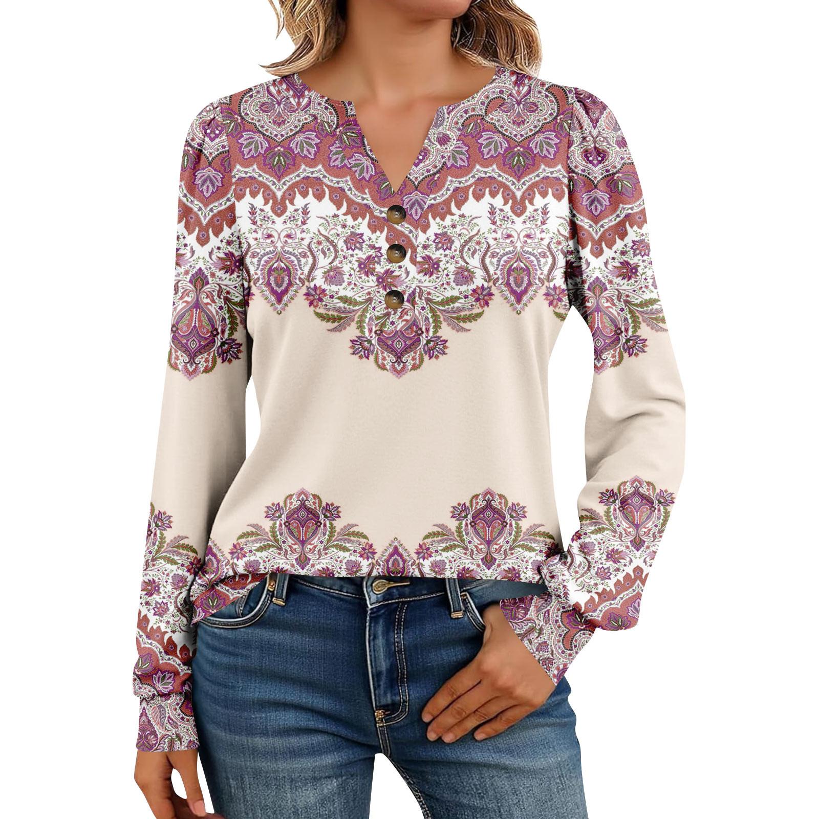 

Женские рубашки с длинным рукавом Хенли Повседневные топы Модные блузки Милые футболки XL