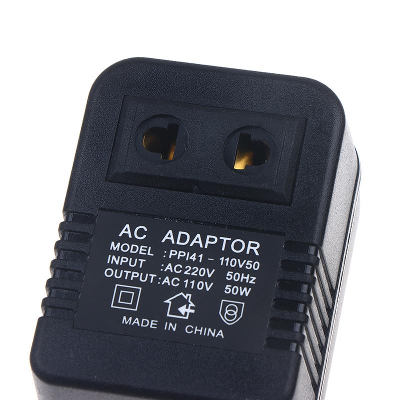 EU US Stecker Step-Down-Transformator Reiseadapter AC220V auf 110V oder 110 auf 220V Konverter 50W Spannungsregler