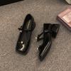 Fashion Hot Selling 2025 New Spring Autumn French Style Women Shoe Fashion Butterfly-knot Shoes Casual Low Heel Dress Street Style Shoes