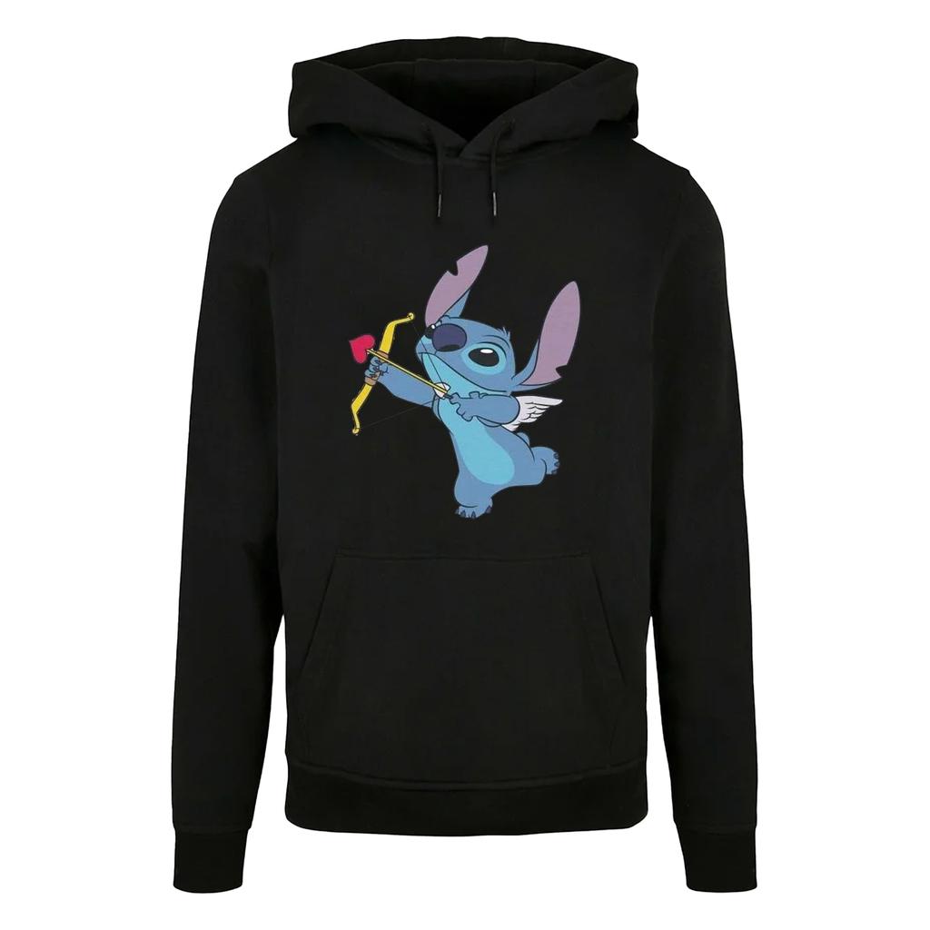 Disney Womens/Ladies Lilo And Stitch Stitch Cupid Valentines Hoodie