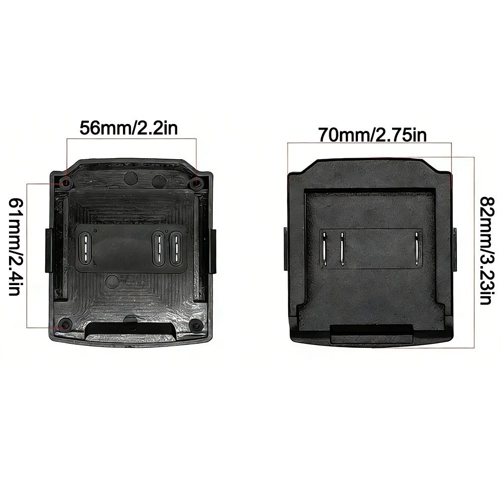 Portable Lithium Battery Converter Battery Replacement Plastic Converter Base Battery Adapter Power Tools Power Supply Converter