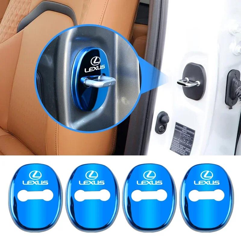 4 szt. Pokrowce na zamki drzwi samochodowych do Lexus RX330 IS250 Ct200h ES300h RX350 IS300h NX300h RX400h ES350 GS300 GX470 Akcesoria samochodowe