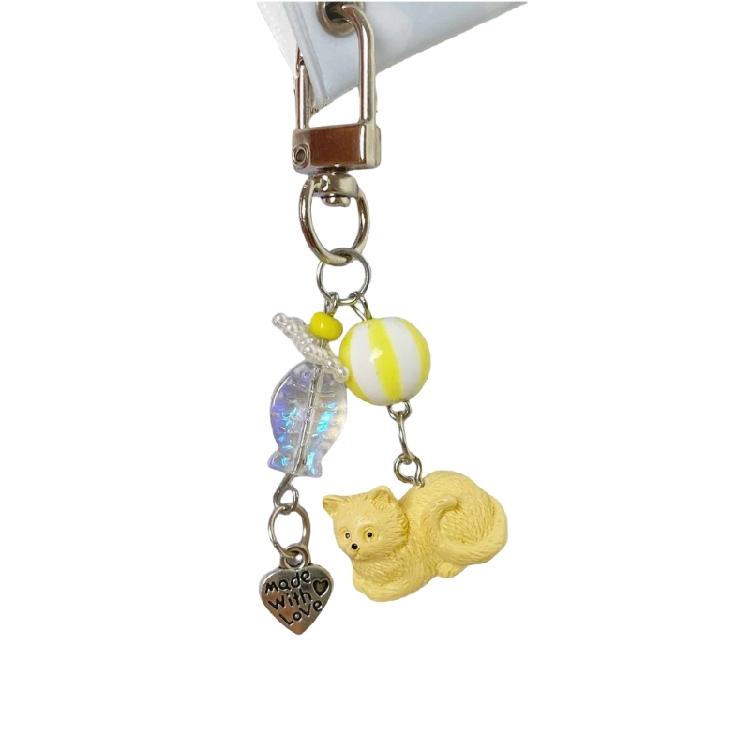 Practical Cat Embracing Plush Hanging Decoration Stylish Keychain Charm Pendant For Everyday Daily Use Casual Wear
