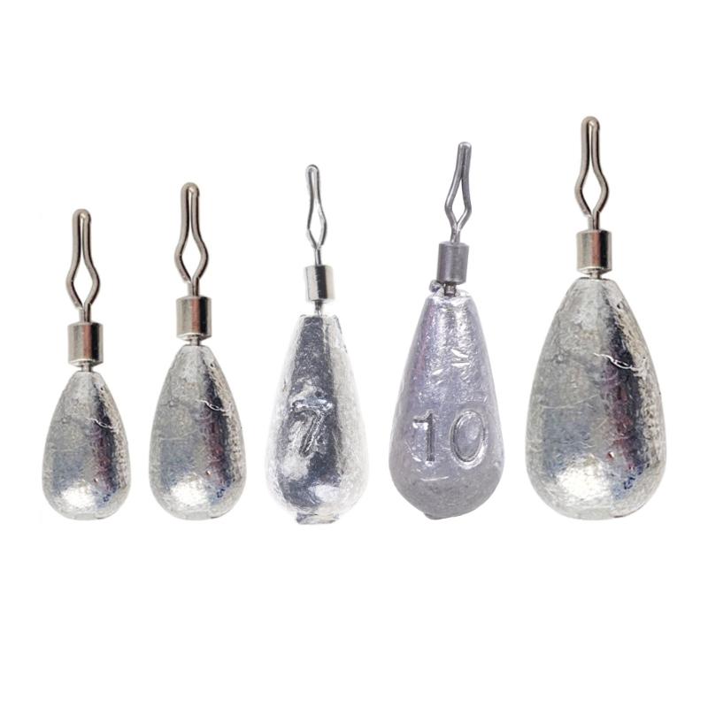 3.5-14g Fishing Weights Fishing Tackle Accessories Fishing Bottom Sinkers Weight Bass Casting Fishing Weights Sinkers