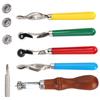 5Pcs Leather OverStitch Marking Wheel Handcrafted Scribe Point Make Tool Sewing Spacer