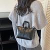 Premium texture simple and versatile shoulder handbag women's 2025 Korean version autumn new retro fashion bucket bag
