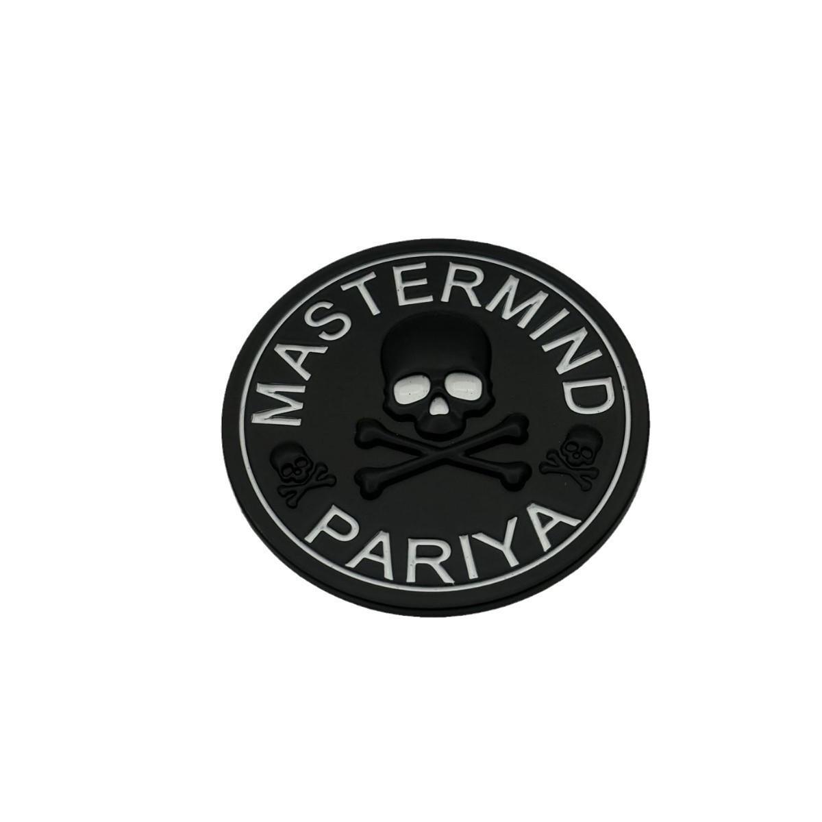 

3D Skull Car Emblem & Sticker for Halloween - Tail, Side, & Hood Decor чёрный