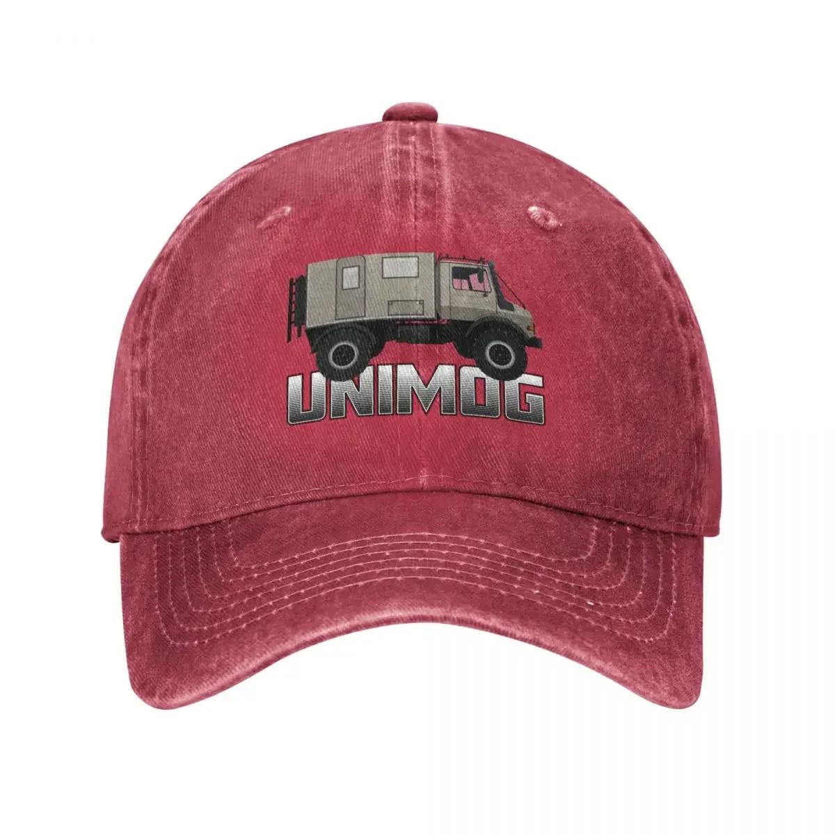 UNIMOG overlander (on black) Baseball Cap Hat Unisex hiking hat cute custom caps Women Unisexs