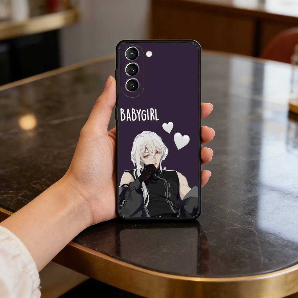 

Game D-Date With Death Phone Case For Samsung S25,24,23,22,30,21,10,9,Ultra,Plus,Lite,FE,4,5 G Soft Black Case Samsung S21fe