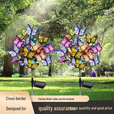 Solar Butterfly Branch Light: Waterproof Lawn & Garden Outdoor Landscape Atmosphere Light