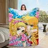 manga anime Flannel warm soft plush blanket Rose of V-Versailles sofa living room hogar Lady O-Oscar bedroom travel gift home