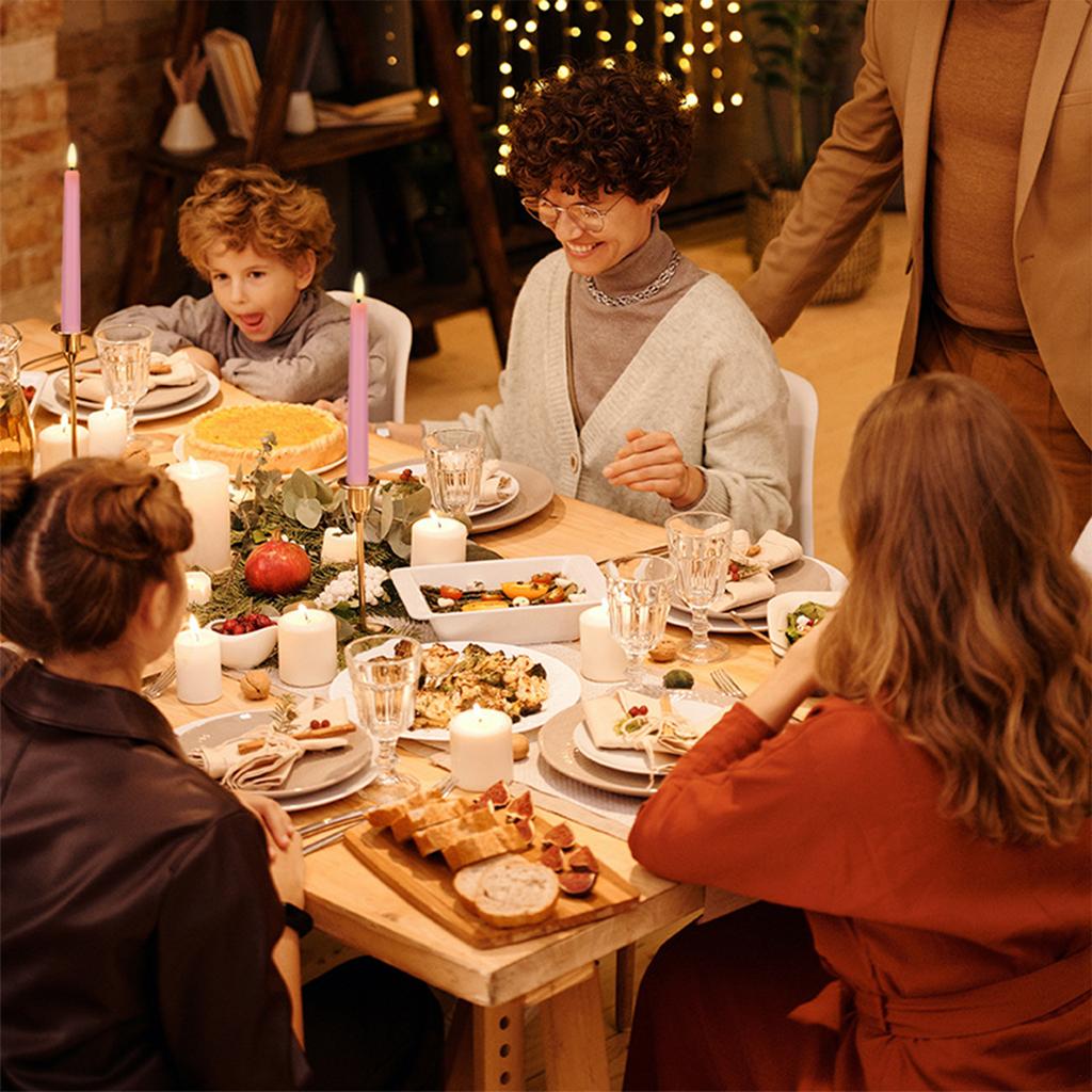 Tears Taper Candles Lights, L Bleeding Candles, Soundvalue Unscented Black Tapered Candlesticks, Drip Candles Set For Halloween Party Gothic