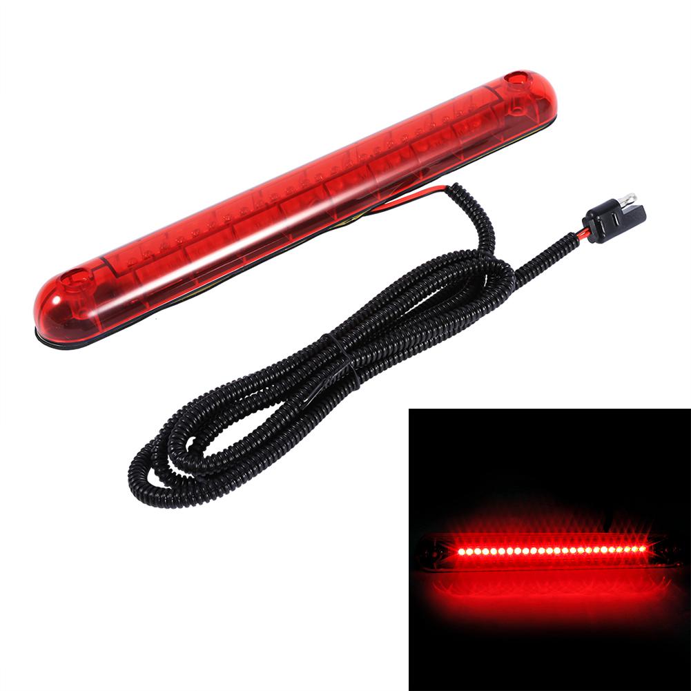 Universal Red 24 LED Car High Mount Third 3RD Brake Stop Tail Light Lamp 12V