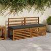 2 piece bench cushion set SOEST 2 pcs 100percent  polyester anthracite