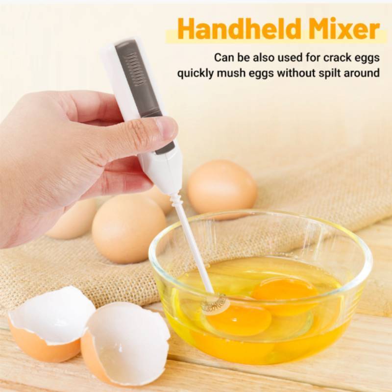 Stainless Steel Handheld Milk Frother For Home Kitchen Use