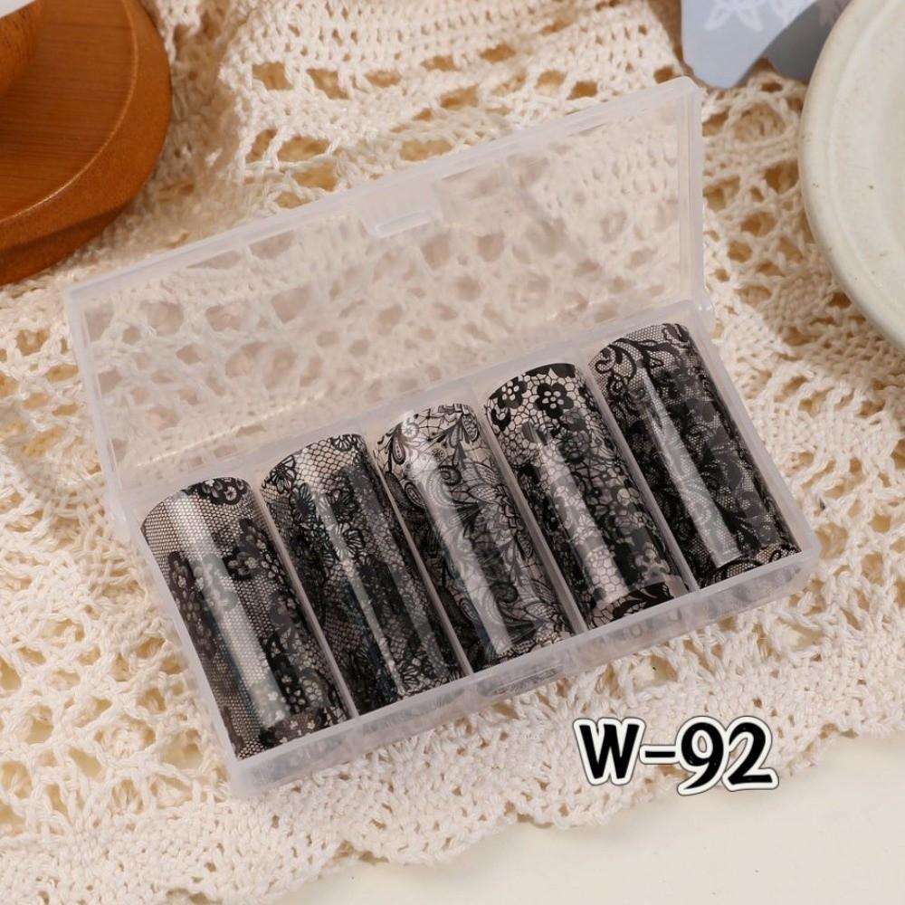 Laser Nail Foils Lace Design Nail Art Stickers Professional Nail Decorations  Manicure DIY