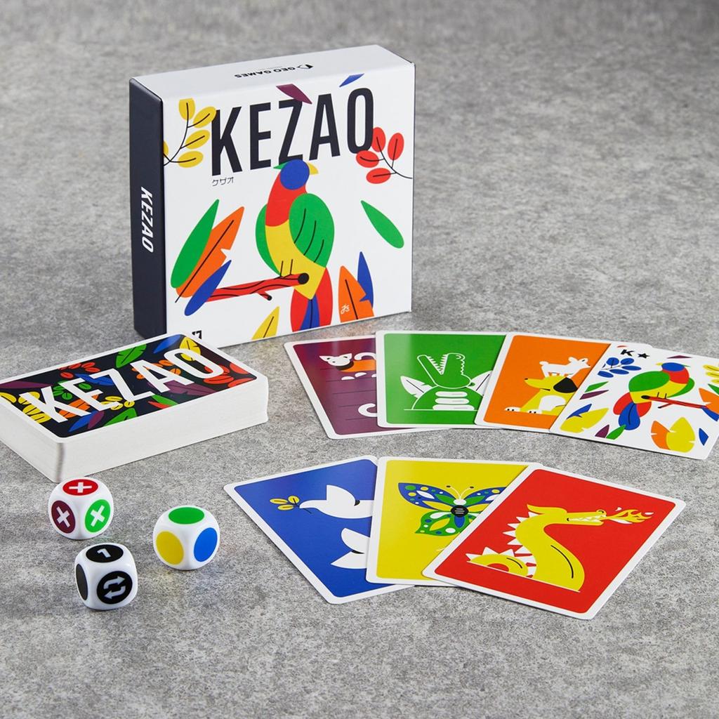 KEZAO GEO GAMES Geogames Card Game Board Game for Ages 6 and Up