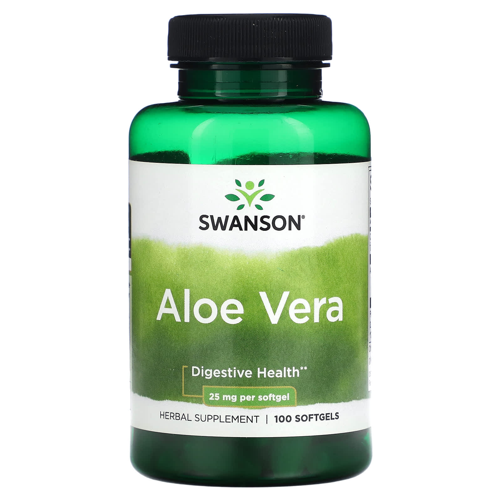 

Aloe Vera, 25Mg, 100 Softgels