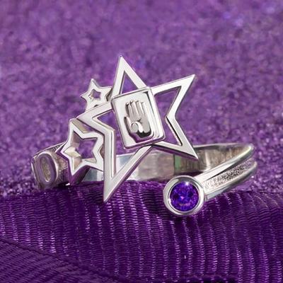 Anime JoJo Bizarre Adventure Ring Kujo Jotaro Cosplay Unisex Verstelbare Ringen Accessoires Sieraden Cadeau