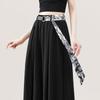 Women's High-Waist Draped Wide-Leg Culottes