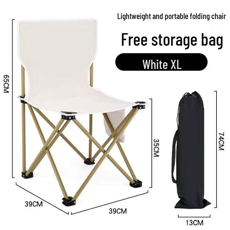 Portable Outdoor Folding Chair and Table Set with Logo Print for Camping