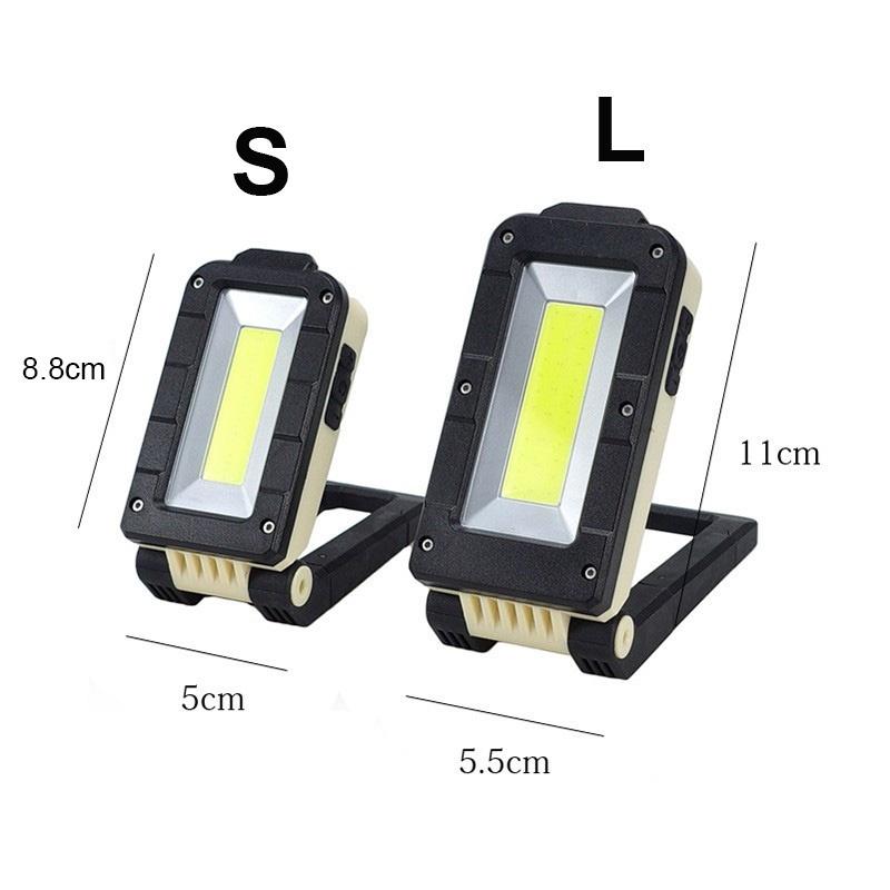 1PC Portable COB Work Light USB Rechargeable Ultra Bright LED Flashlight Folding Car Repair Inspection Lamp Car