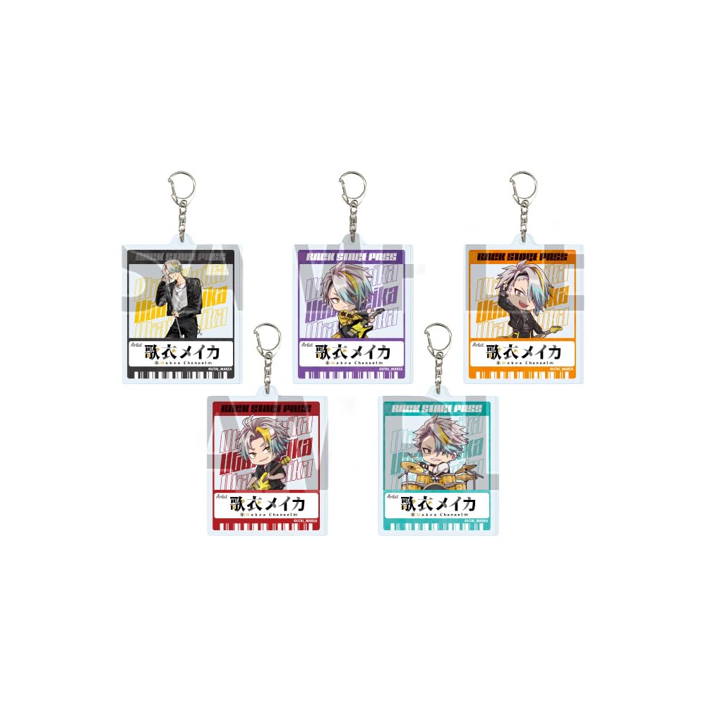 

Kaori Meika 01 Rock Acrylic Keychain Complete Set of ver. [Original Illustration] (Box 5)