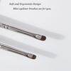 Mini Smudge Brush for Eyeliner,2 PCS Small Smudge Brush for Precision Eyeshadow and Eyeliner,Eyeliner Brush for Powder Gel Cream Liquid Concealer,Eye