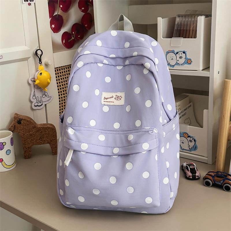 Pendler Rucksack Damen Punkt Rucksack Schüler Schultasche