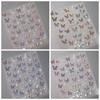 Nail Accessories Bronzing Butterfly Nail Decals White Stars Butterfly Nail Decorations  Nail Salon