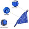 Plaid Walking Dog Supplies With Collar Pet Triangle Towel Cats Scarf Pet Accessories Dogs Bandana