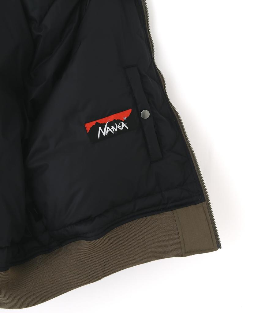 Schott X NANGA HINOK MA-1 Men's Size M, Size 180, Khaki, 782-4253005