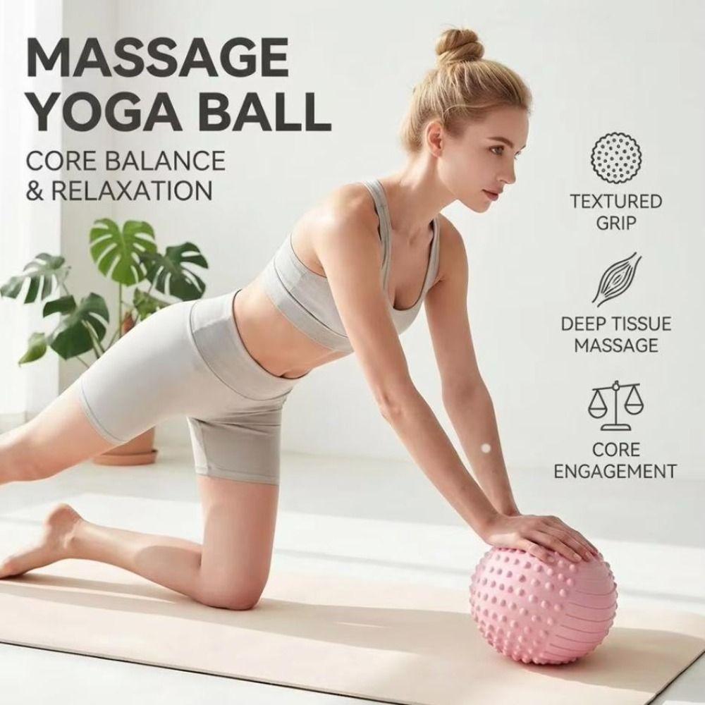 Inflatable Pilates Exercise Ball 25cm Fitness Pilates Ball Sports Ergonomic Yoga Ball  Gym
