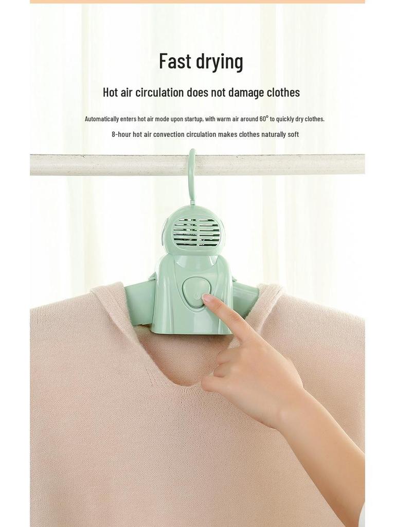Portable Dormitory and Travel Clothes Dryer with Sterilization