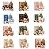 Parent Child Interaction Craft Christmas Tree Crochet Hat DIY Kit Beginner-Friendly Light-Up Kit Complete with Yarn Tools Guide for Holiday