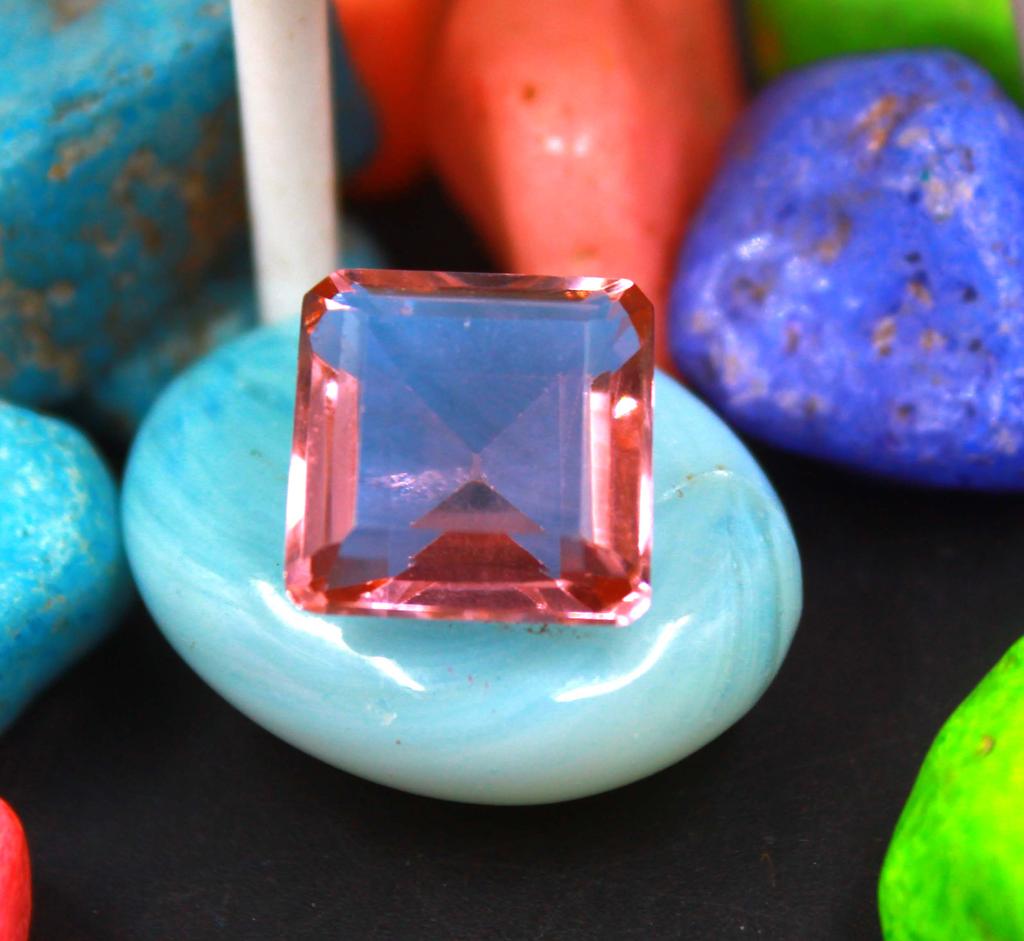 9.10 Carat Exclusive Big Offer Purple Alexandrite Emerald Shape Russia Certified Gemstone SN86