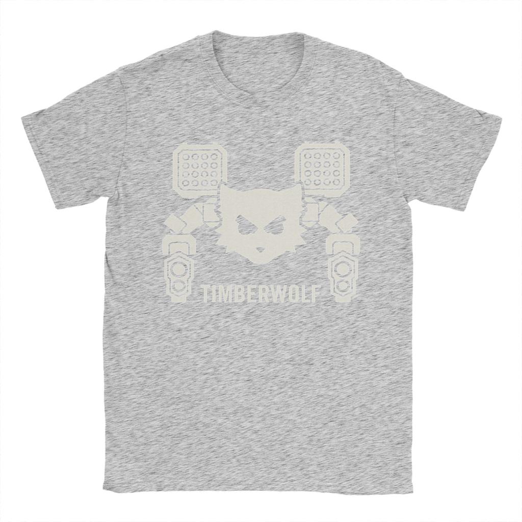 Mens Timberwolf T Shirt  100 Cotton Clothing Leisure Short Sleeve Round Collar Tees 6XL TShirts