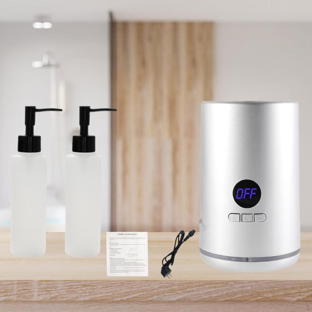 Single Bottle Massage Oil Heater with Bottles Accessories Warmer White