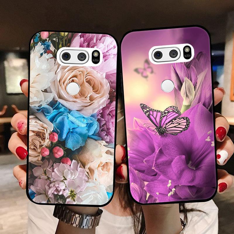 For LG V30 Plus Phone Case Lovely Panda Cartoon Painting Soft Siliocne Coque For LG V40 Thinq Cover Bumper for LG V30S V35 Thinq